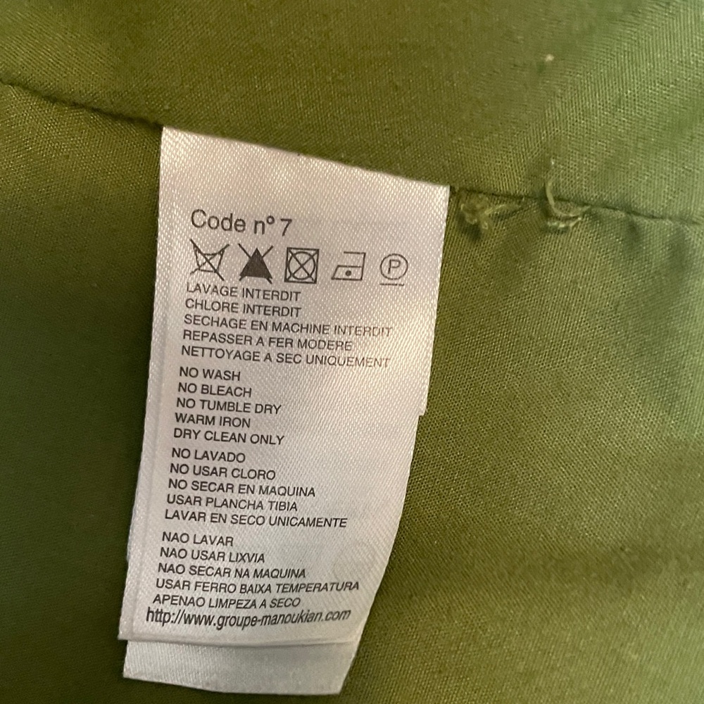 Manoukian Olive Green Pinwale Blazer - Picture 6 of 7